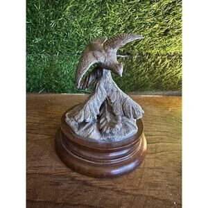 Vintage Georges De Lodzia Fine Pewter Limited Edition Grouse Bird Chillmark